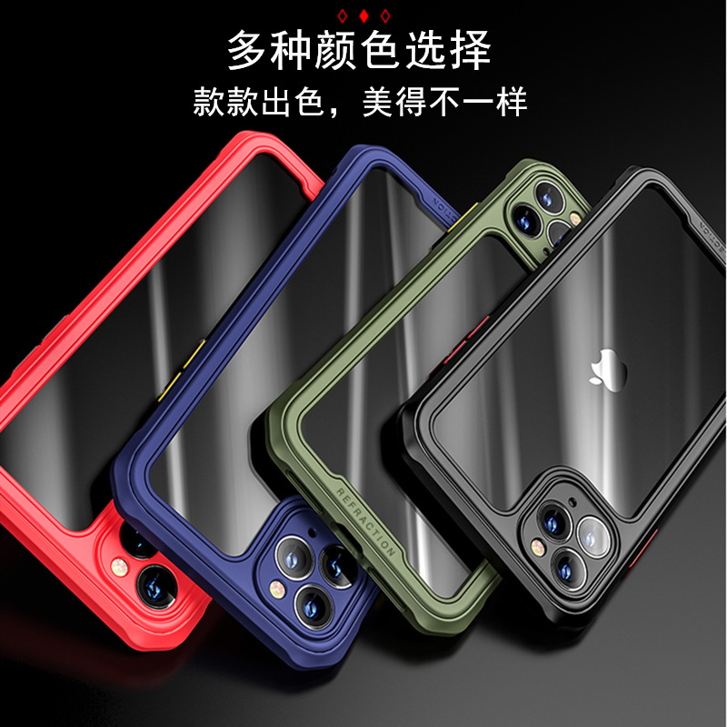 Fruit 11pro Mobile Phone Shell Iphone12 Fine Hole Lens AllInclusive Soft Case XR Boxer DropResistant X Protective Case