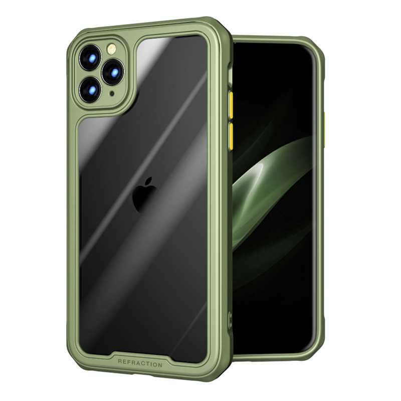 Fruit 11pro Mobile Phone Shell Iphone12 Fine Hole Lens AllInclusive Soft Case XR Boxer DropResistant X Protective Case