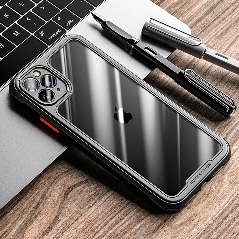 Fruit 11pro Mobile Phone Shell Iphone12 Fine Hole Lens AllInclusive Soft Case XR Boxer DropResistant X Protective Case