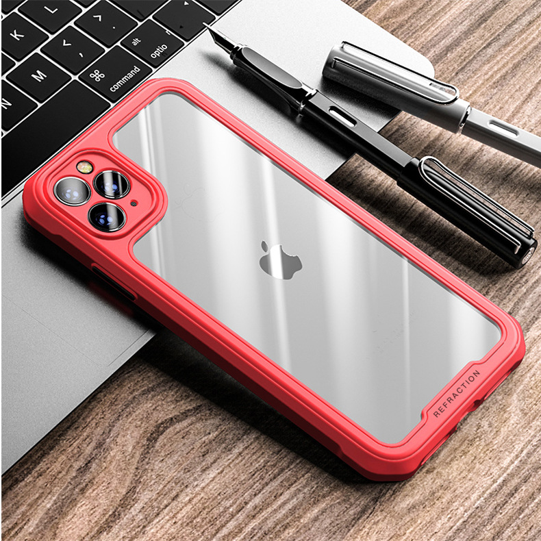 Fruit 11pro Mobile Phone Shell Iphone12 Fine Hole Lens AllInclusive Soft Case XR Boxer DropResistant X Protective Case
