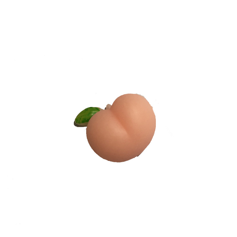 Tuanzi Peach Squeezing Toy Cell Phone Shell Accessories Soft Pink Peach Cute Butt Decompression Squishy Toys