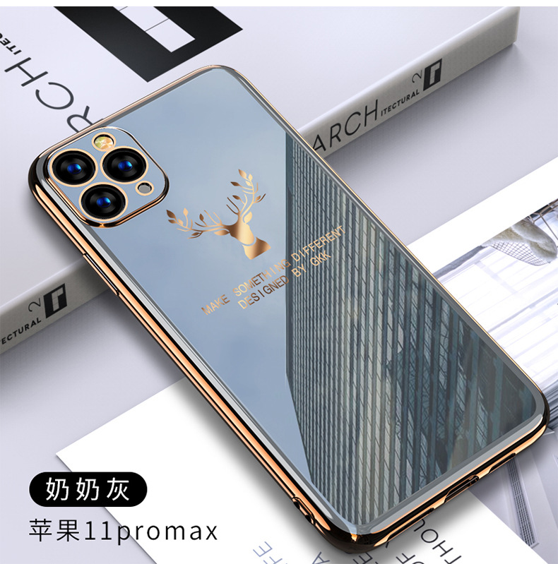 Lens Protective Case XR Electroplated Shell Max Silicone Soft Case for Apple Iphone11pro Mobile Phone Shell 11