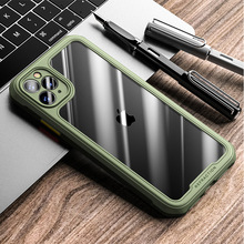 Iphone12 Mobile Phone Shell AllInclusive Soft Edge TPU Apple 11promax Boxer DropResistant X Transparent Protective Case