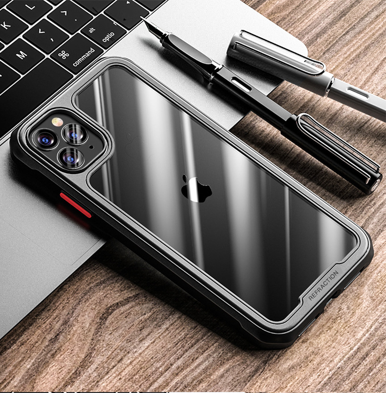 Iphone12 Mobile Phone Shell AllInclusive Soft Edge TPU Apple 11promax Boxer DropResistant X Transparent Protective Case