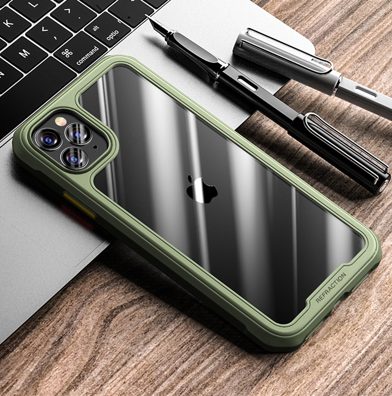 Iphone12 Mobile Phone Shell AllInclusive Soft Edge TPU Apple 11promax Boxer DropResistant X Transparent Protective Case