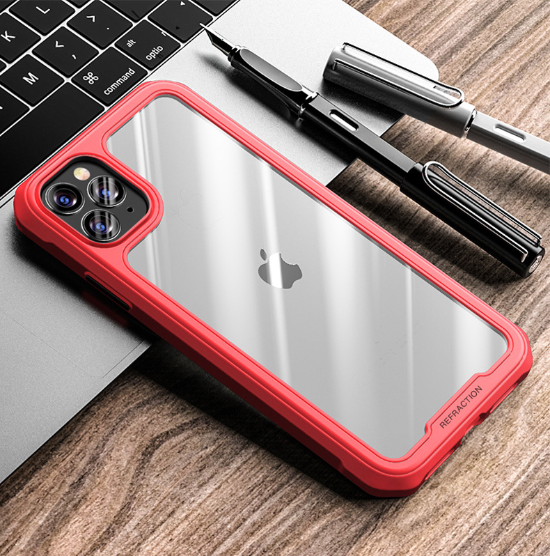 Iphone12 Mobile Phone Shell AllInclusive Soft Edge TPU Apple 11promax Boxer DropResistant X Transparent Protective Case