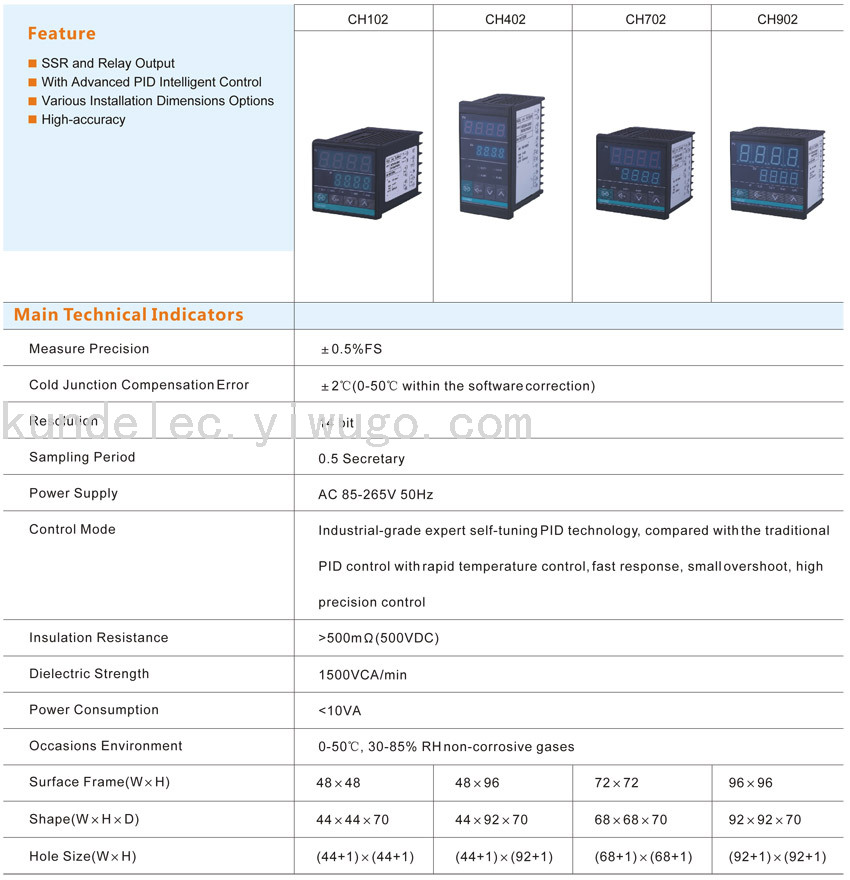 CH902 Temperature Controller