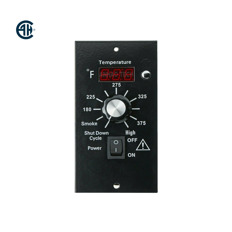 Traeger Wood Pellet Furnace Feeding System Controller Digital Display Embedded Temperature Sensor
