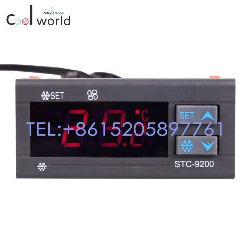 STC-9200 Temperature Controller Refrigeration and Defrosting Fan Function Dual Sensors Freezer Freezer Refrigeration