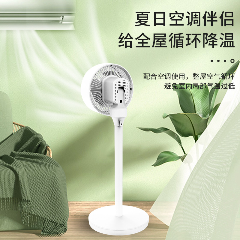 Air Circulator Electric Fan Floor Fan Desktop Mechanical Fan Household Remote Control Anion Purifier Dormitory