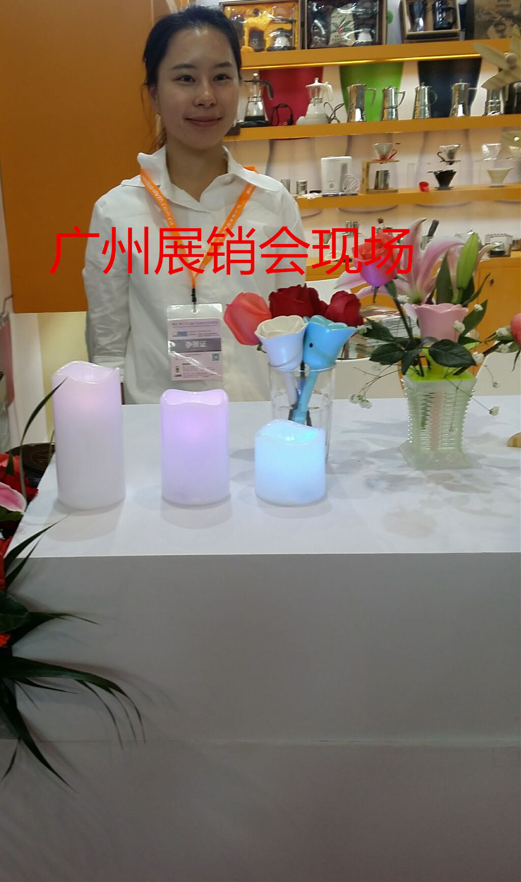 18 key remote control candle lamp three sets of atmosphere decoration remote control colorful plastic LED candle lamp