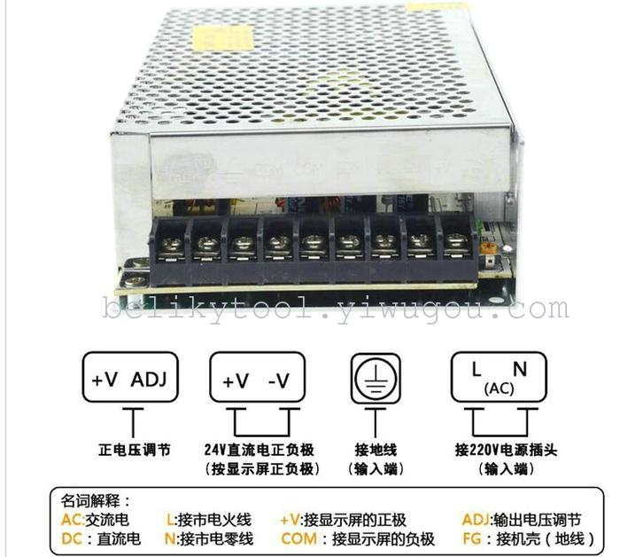 12V10A120W aluminum shell switch power supply lamp with monitor camera equipment power supply 12V10A120W aluminum shell switch power supply lamp with monitor camera equipment power supply