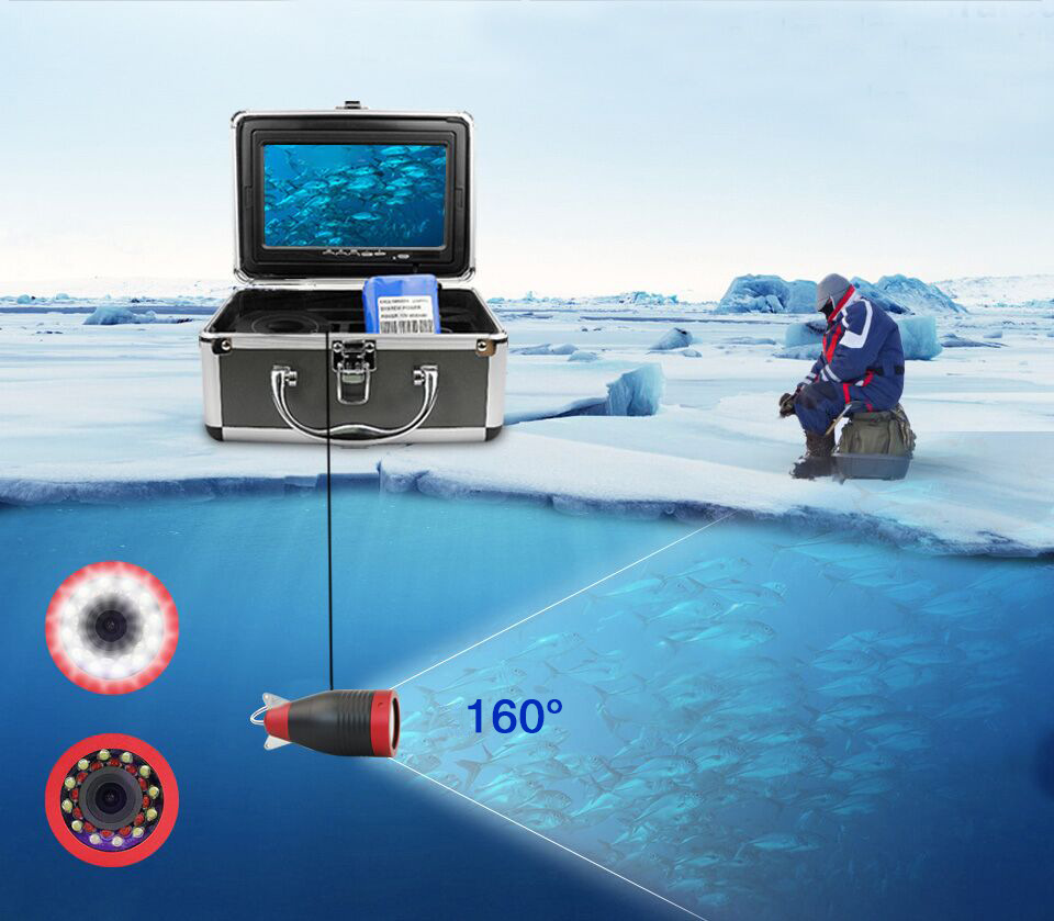 Erchang Visual Fishing Night Vision Anchor Fish HD Underwater Camera Fishing Tackle Fishing Equipment Fish Finder