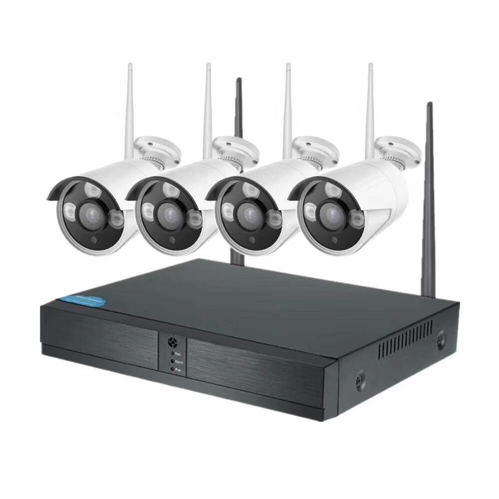 8-Way HD Wireless Monitoring Equipment Set Indoor Outdoor Waterproof Bullet Camera Smart WiFi Factory Direct Sales 1080P