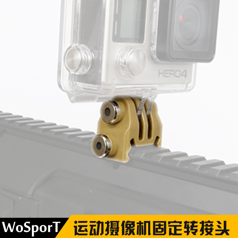 Wosport Factory Direct Sales Sports Camera Fixed Adapter Lightweight Easy Installation Tactical Equipment