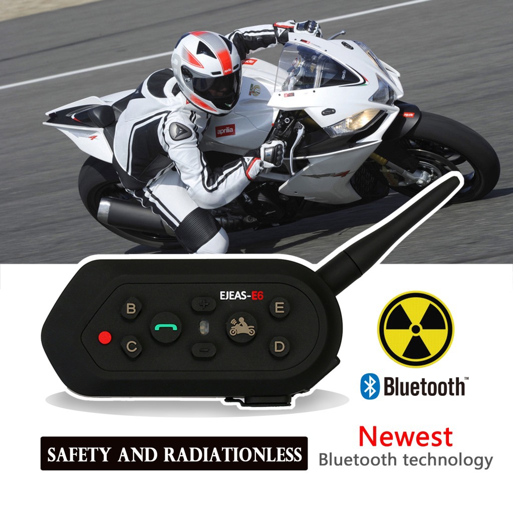 1200 M Helmet Bluetooth Interphone Walkie-Talkie Full Duplex Bluetooth Walkie-Talkie E6 1200 M Helmet Bluetooth Interphone Walkie-Talkie Full Duplex Bluetooth Walkie-Talkie E6