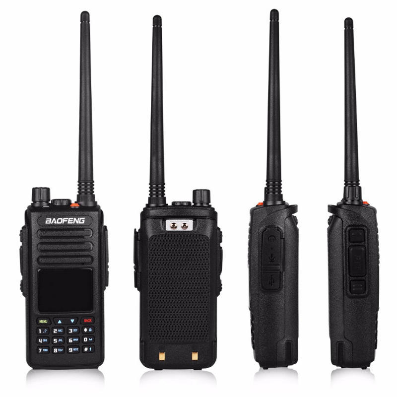 Baofeng DM-1702 DMR Digital Interphone UV Double Band Dual Time Slot Baofeng FM Handheld Transceiver GPS Recording Power
