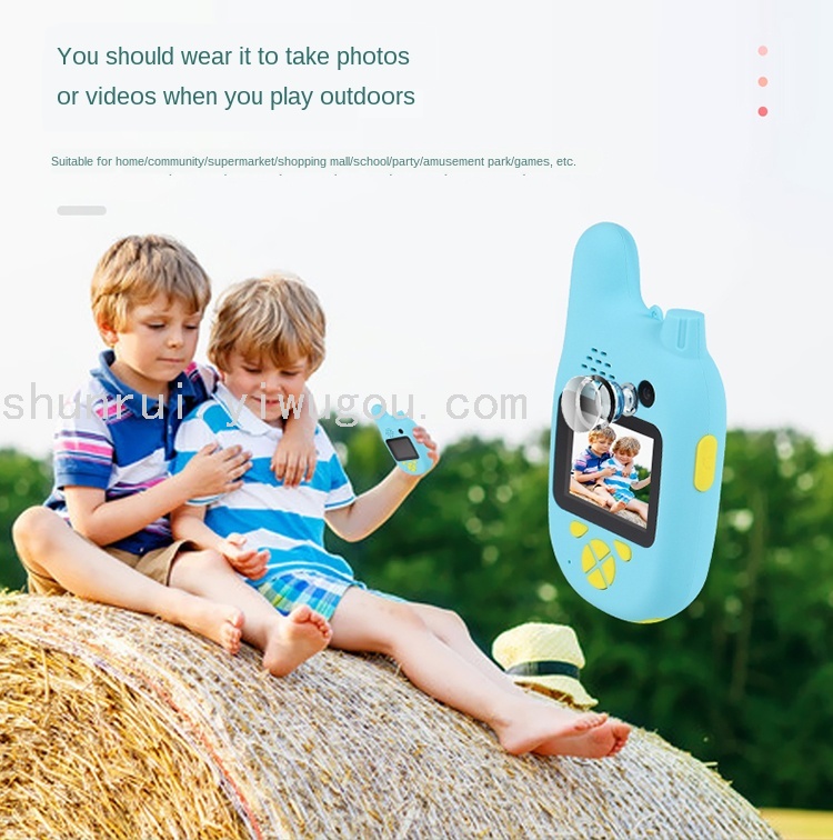 X3 Children's Camera Interphone Cartoon Children's Digital Camera Dialogue Cartoon Mini Camera