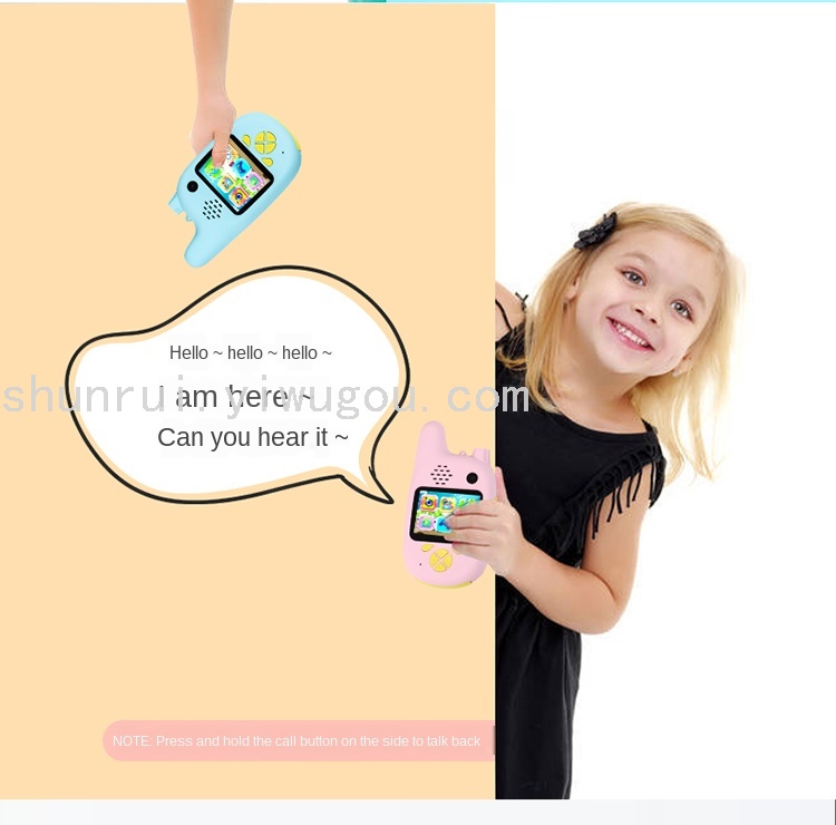 X3 Children's Camera Interphone Cartoon Children's Digital Camera Dialogue Cartoon Mini Camera