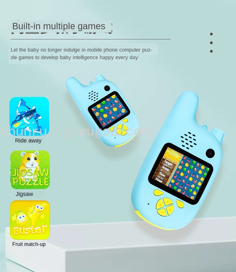 X3 Children's Camera Interphone Cartoon Children's Digital Camera Dialogue Cartoon Mini Camera