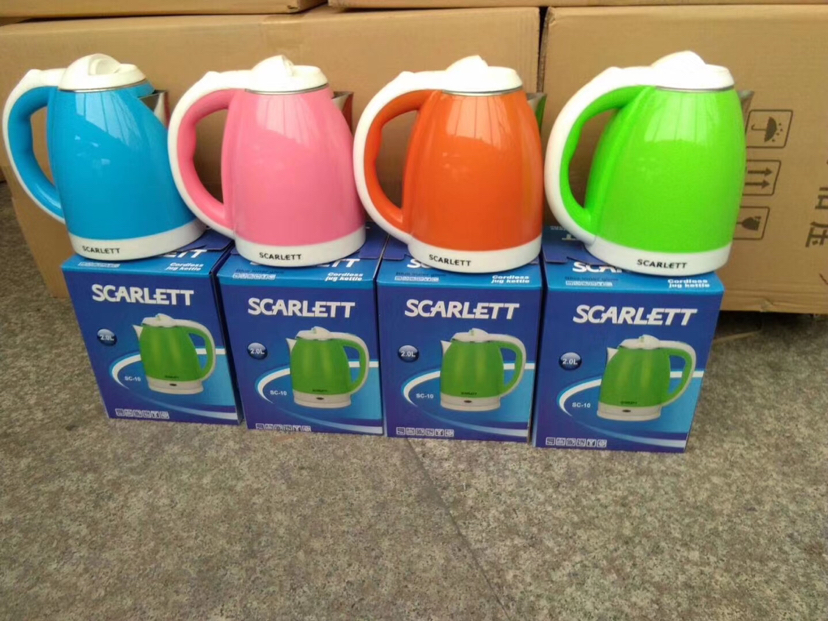 Steel and plastic double layer electric Kettle