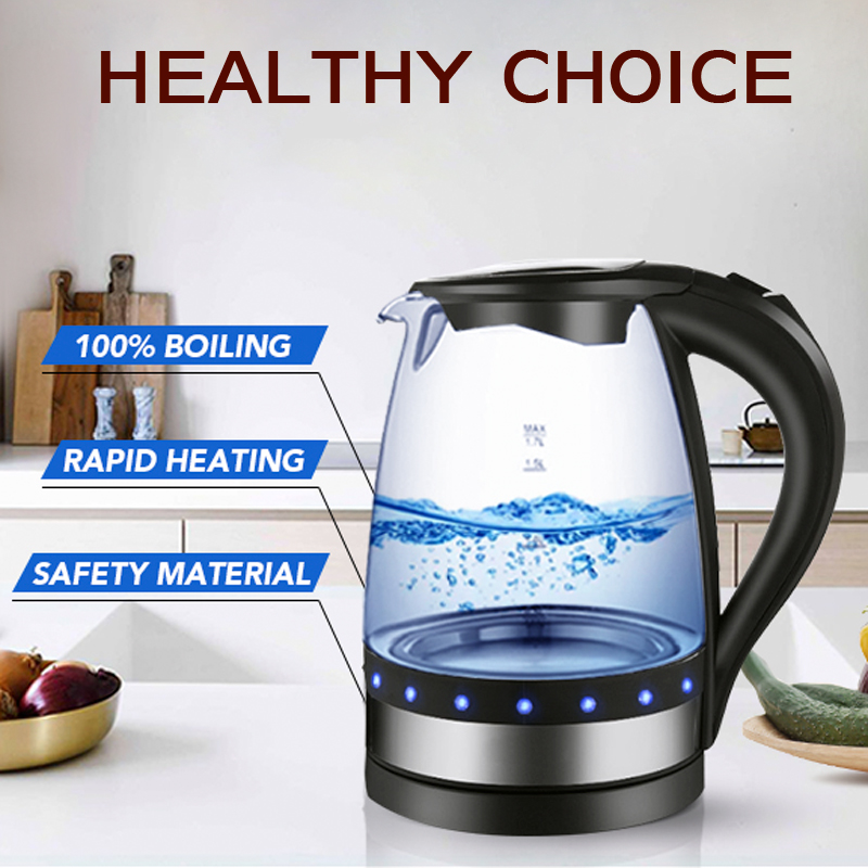 Glass Electric Kettle 304 Stainless Steel Electric Kettle Electric Kettle Support OEM
