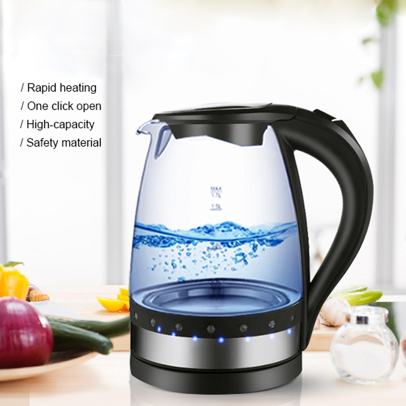 Glass Electric Kettle 304 Stainless Steel Electric Kettle Electric Kettle Support OEM