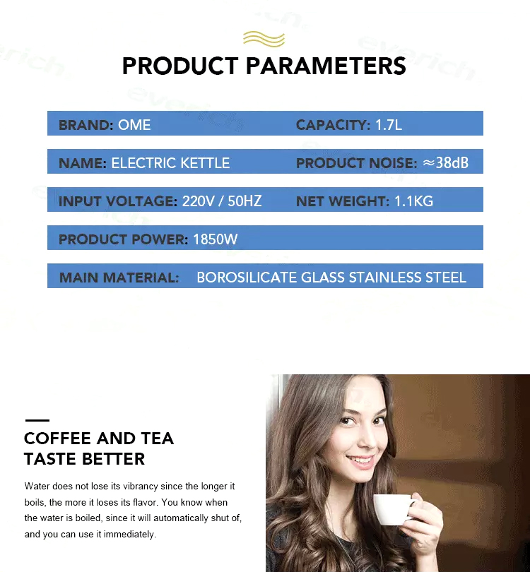 Glass Electric Kettle 304 Stainless Steel Electric Kettle Electric Kettle Support OEM Glass Electric Kettle 304 Stainless Steel Electric Kettle Electric Kettle Support OEM