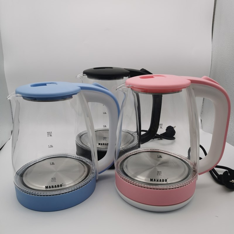 Marado Glass Boiling Water Hot Water Electric Kettle Fast Teapot Household Automatic Power-off Transparent Marado Glass Boiling Water Hot Water Electric Kettle Fast Teapot Household Automatic Power-off Transparent