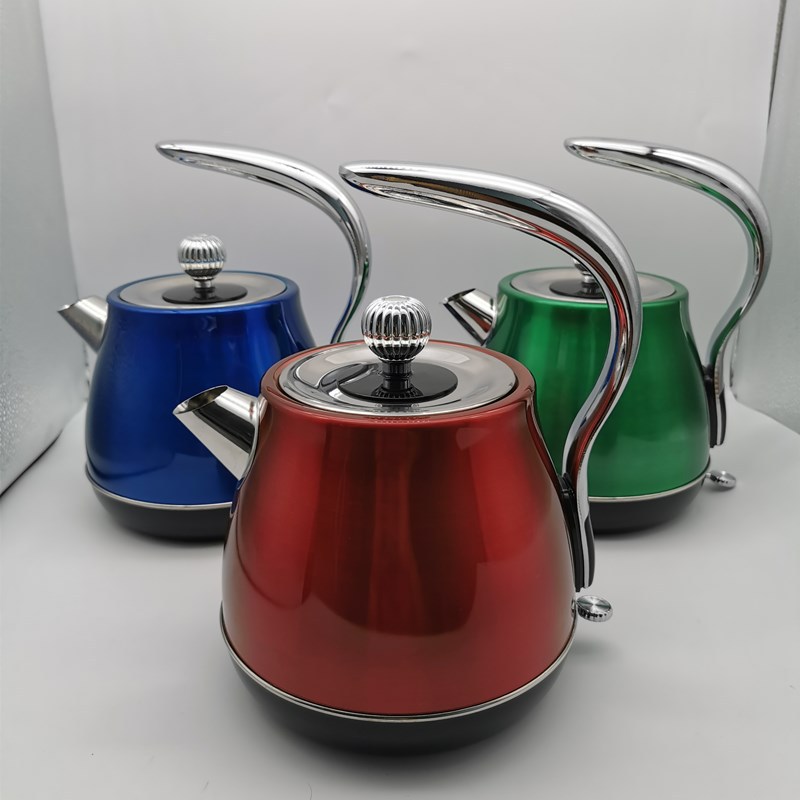 Retro Electric Kettle 304 Stainless Steel European-Style Household Mini Electric Kettle Office Hotel Hotel Percolator Retro Electric Kettle 304 Stainless Steel European-Style Household Mini Electric Kettle Office Hotel Hotel Percolator