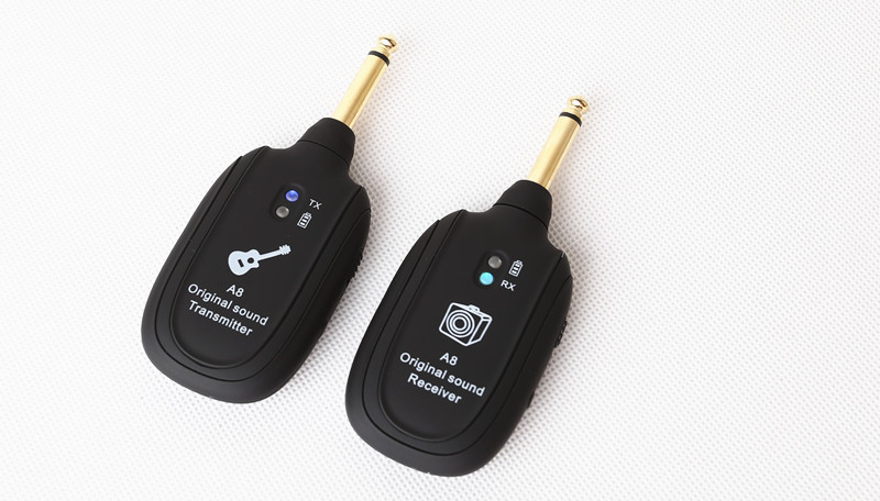Wireless Transmission System Electric Guitar Wireless Vibration Pickup Wireless Transceiver Guitar Wireless Receiver