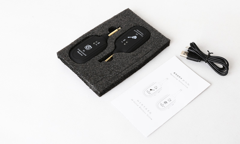 Wireless Transmission System Electric Guitar Wireless Vibration Pickup Wireless Transceiver Guitar Wireless Receiver