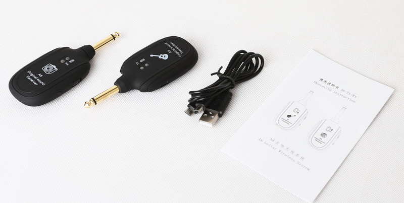 Wireless Transmission System Electric Guitar Wireless Vibration Pickup Wireless Transceiver Guitar Wireless Receiver