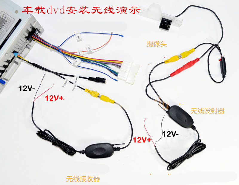 Automobile Reversing Camera Wireless Car Wireless Receiver and Transmitter 2.4G Wireless Transceiver Wireless Reversing