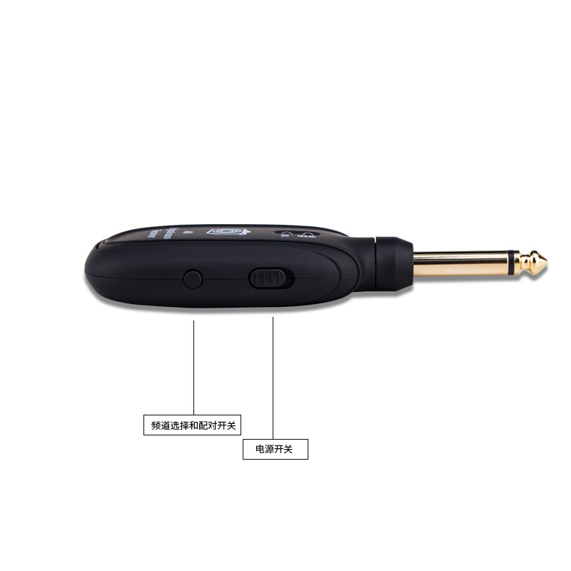 Wireless Transmission System Electric Guitar Wireless Vibration Pickup Wireless Transceiver Guitar Wireless Receiver