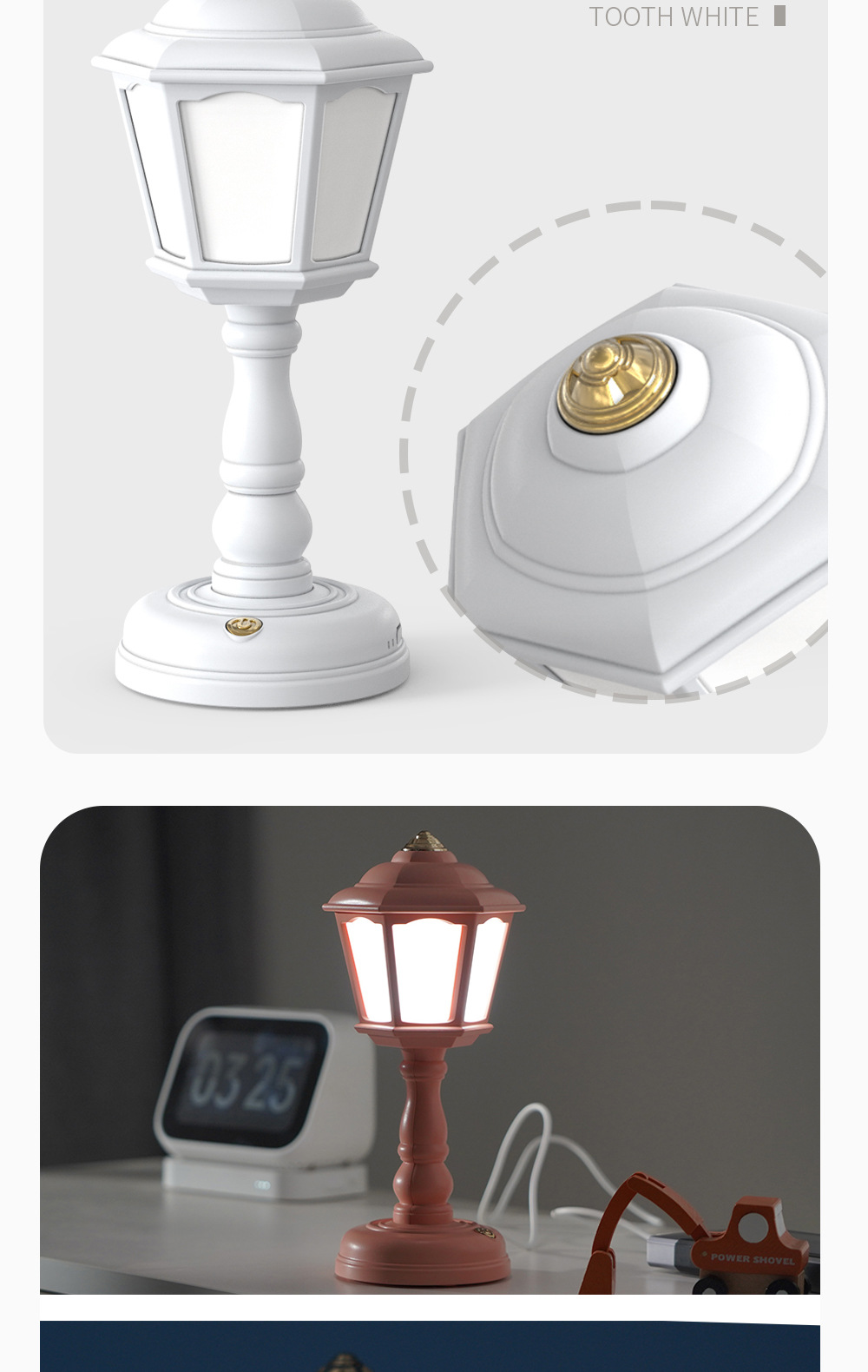 Retro Nostalgic Street Lamp Small Night Lamp Furniture Decorative Table Lamp USB Student Children Bedside Table Lamp Retro Nostalgic Street Lamp Small Night Lamp Furniture Decorative Table Lamp USB Student Children Bedside Table Lamp