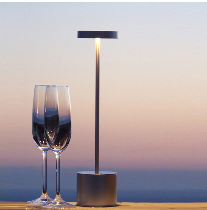 Amazon Hot Table Lamp Decoration Dining-Room Lamp Living Room Bar Desk Lamp Led Charging Customized Bar Table Lamp