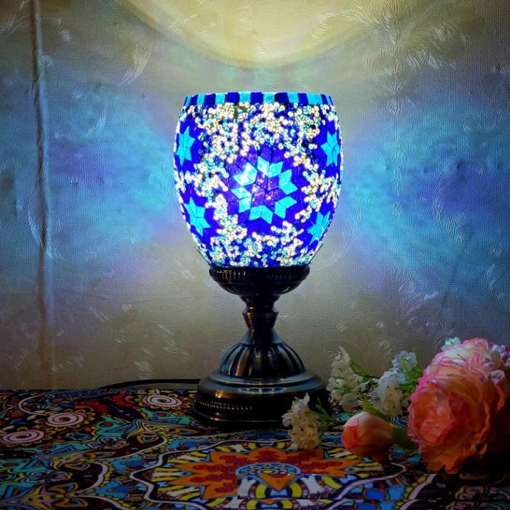 Moroccan Table Lamp Maan Coffee Retro Exotic Bedside Restaurant Hotel Homestay Bar Turkey Decorative Table Lamp