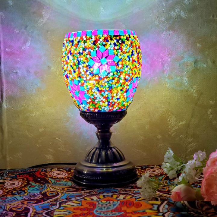 Moroccan Table Lamp Maan Coffee Retro Exotic Bedside Restaurant Hotel Homestay Bar Turkey Decorative Table Lamp