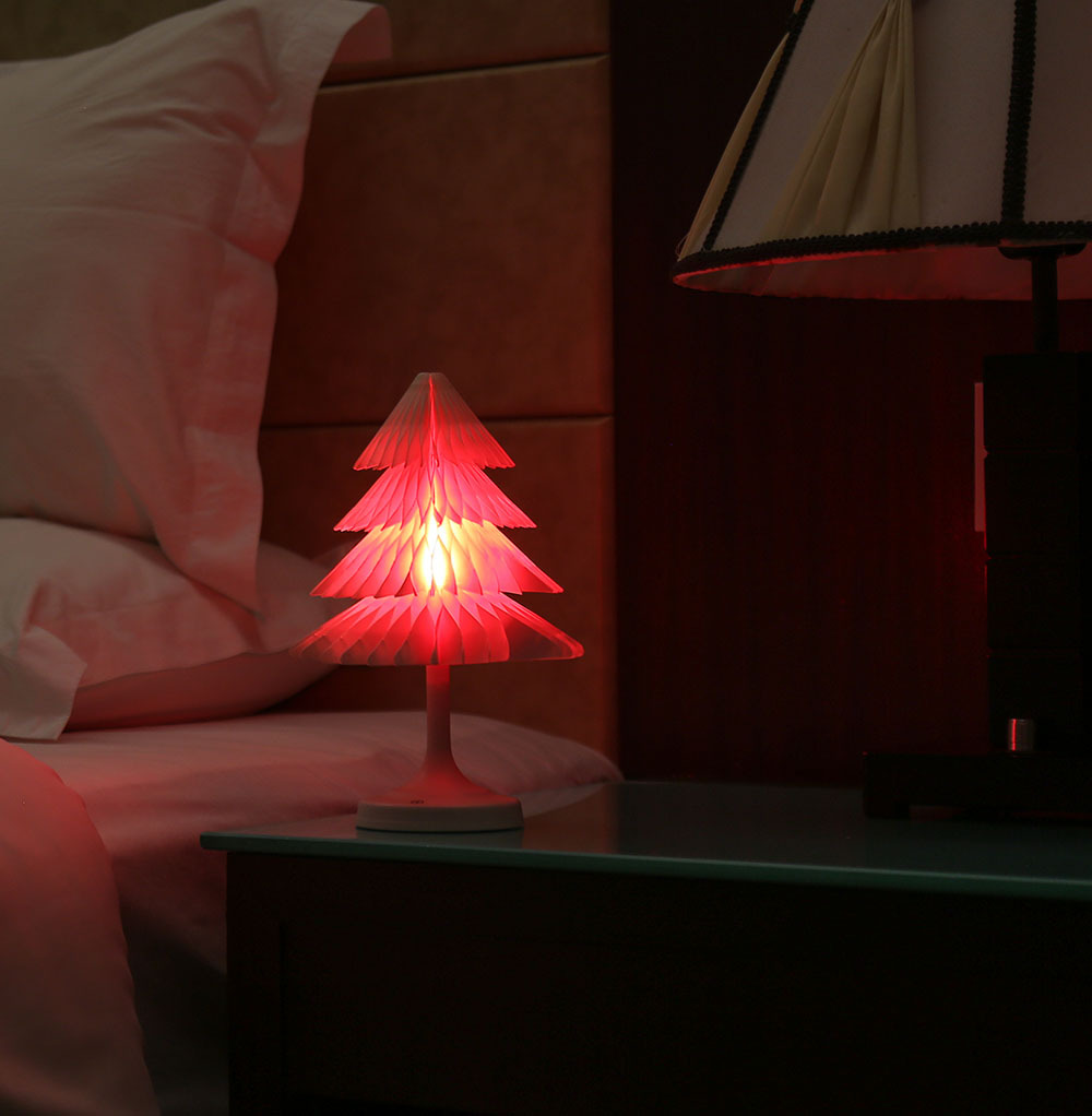 Elegant Christmas tree night light gift light mood lighting bedroom small table lamp decorative lighting household items