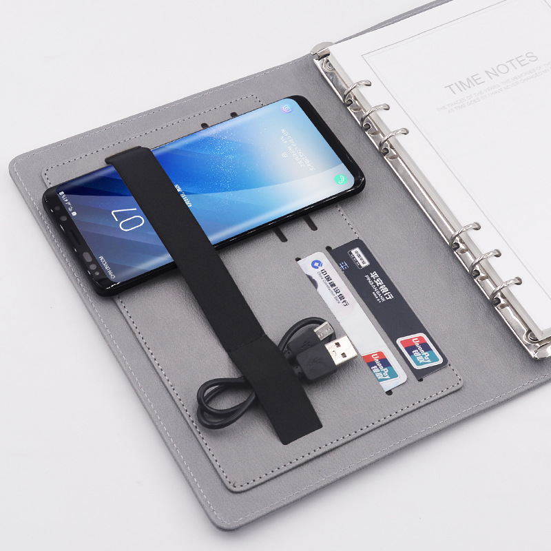Factory Direct Sales Customized Learning Power Bank Table Lamp Notebook with Power Bank Table Lamp Customizable