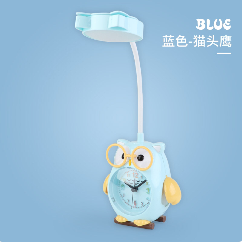 Children&#039;s Alarm Clock Clock Haotao Shangpin HT-MH1057 Owl Clock Led Table Lamp
