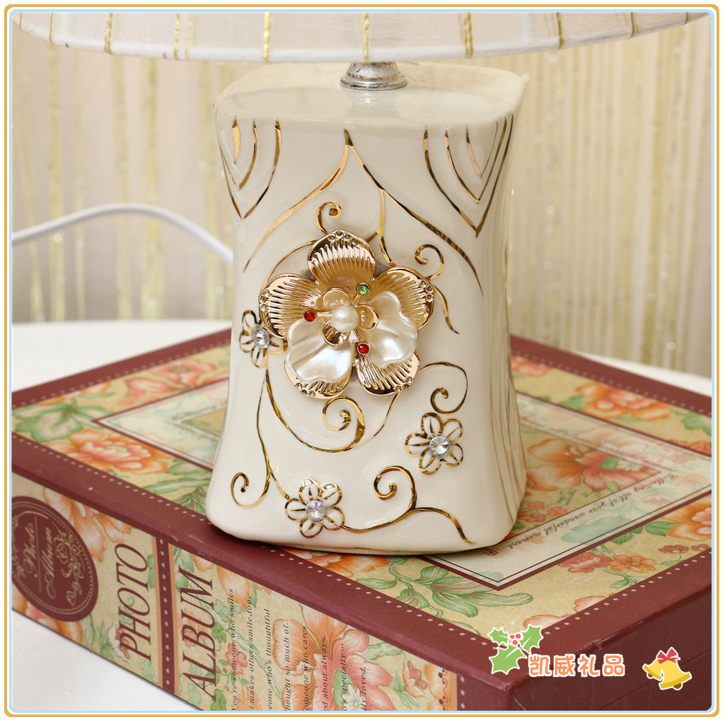 Ceramic Table Lamp Bedroom Bedside Lamp Home Warm Living Room European Bedside Table Wedding Room Room Decoration Lamps Ceramic Table Lamp Bedroom Bedside Lamp Home Warm Living Room European Bedside Table Wedding Room Room Decoration Lamps