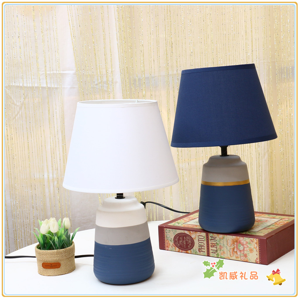 Modern Home Decorative Table Lamp Study Lamp Bedroom Bedside Lamp European Simple Ceramic Table Lamp