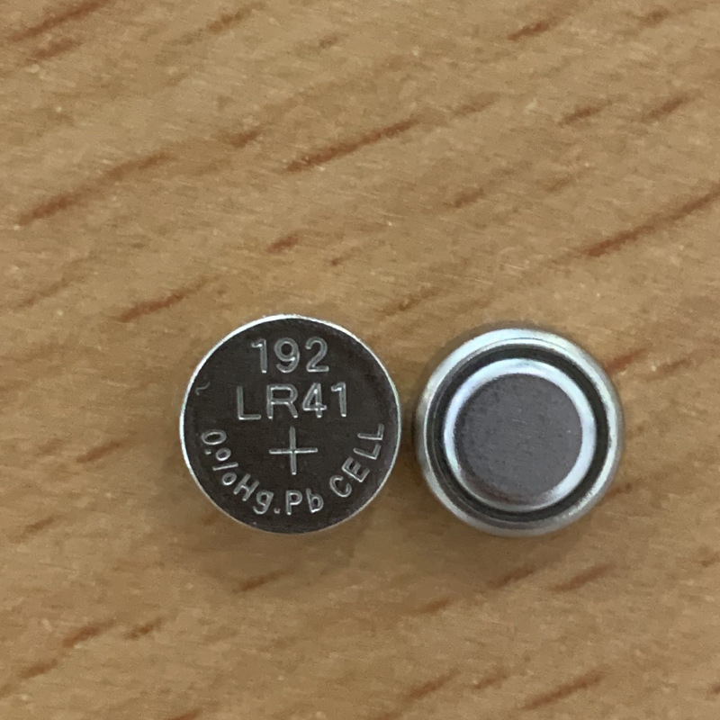 Lr41 AG3 Button Cell Luminous Ring Luminous Ear Pick Battery Watch Electronic Battery Factory Direct Sales