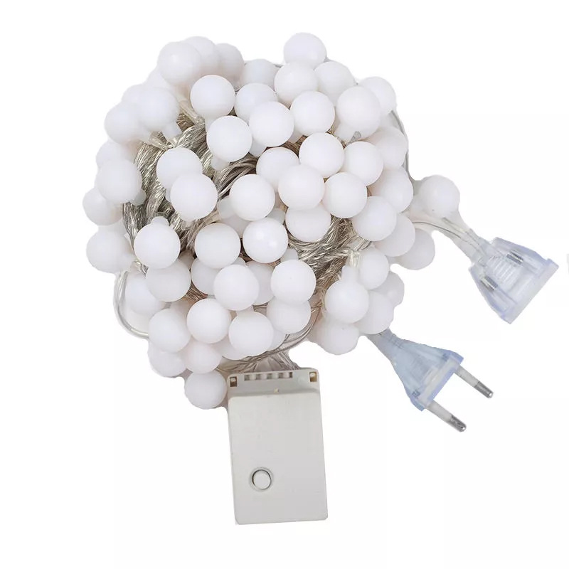 Hot style amazon trade led light string large round bulb string battery lights Christmas decoration room