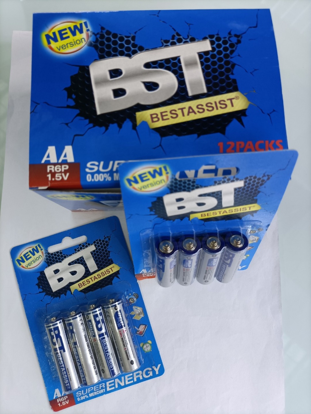 Provide Export Certificates of Recognition, BST No. 5 Carbon, Environmentally Friendly Mercury-Free Non-Leakage Battery