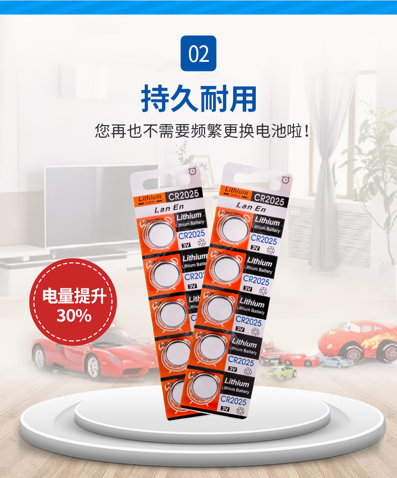 Factory Direct Supply Wholesale 3V Automobile Remote Control Computer Motherboard Electronic Scale Battery CR2025