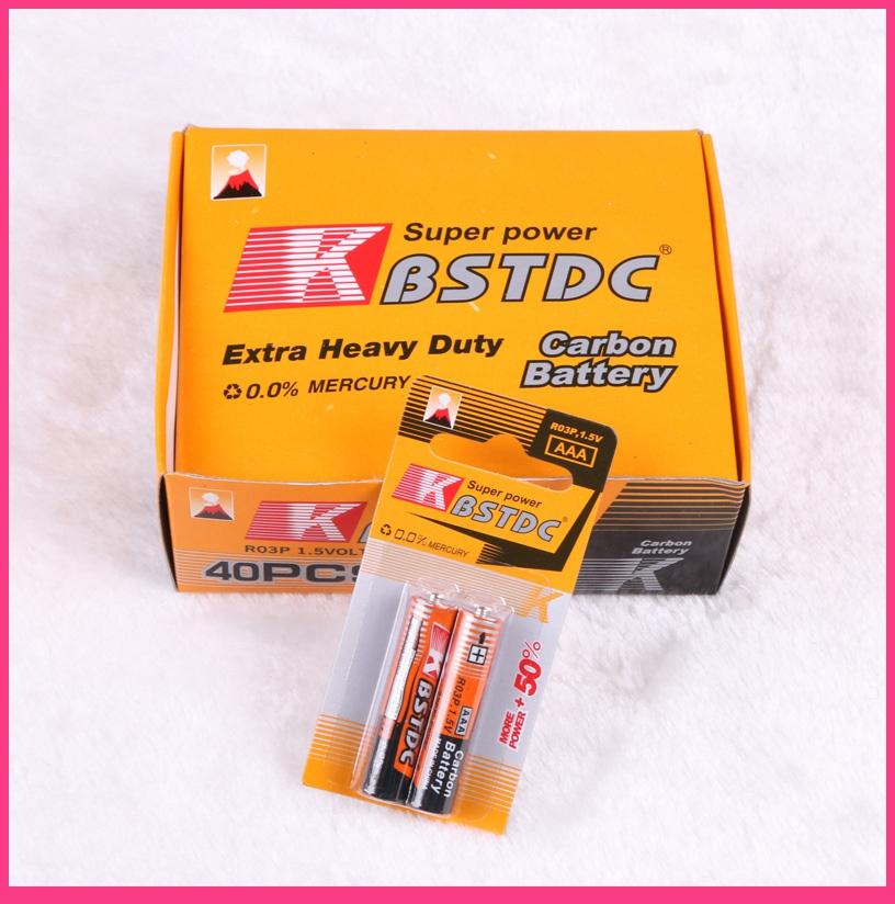 BSTDC No. 7 Carbon Battery AAA Two Hanging Card Battery
