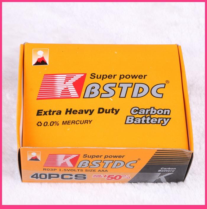 BSTDC No. 7 Carbon Battery AAA Two Hanging Card Battery BSTDC No. 7 Carbon Battery AAA Two Hanging Card Battery